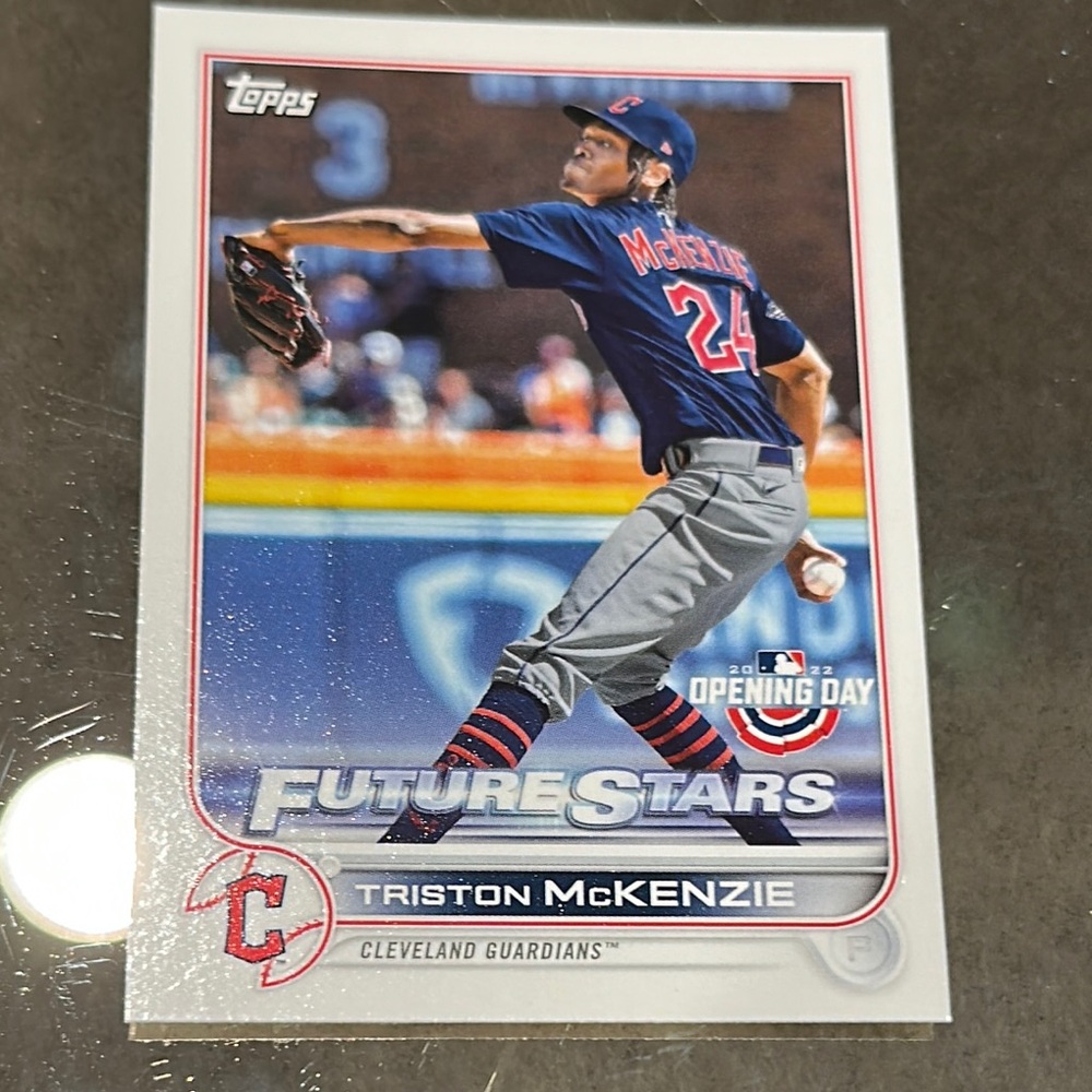 Topps Future Stars Card with Blue and Red Accents